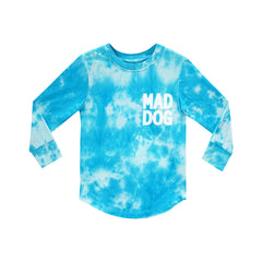 MAD DOG BOYS LONG SLEEVE TIEDYE BLUE